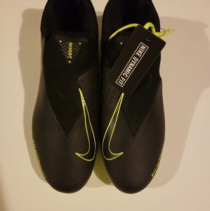 Nike Phantom VSN Pro DF FG Mens Black/Green Soccer